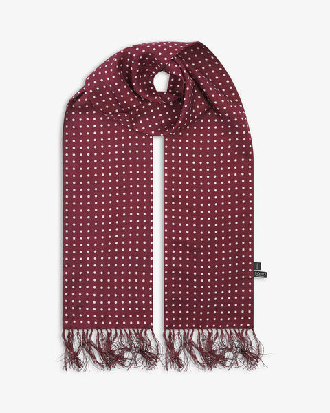 小物 AEAE STRIPE TASSEL MUFFLER BURGUNDY 에이이에이이 스트라이프 테슬 머플러 버건디 | AEAE | KREAM