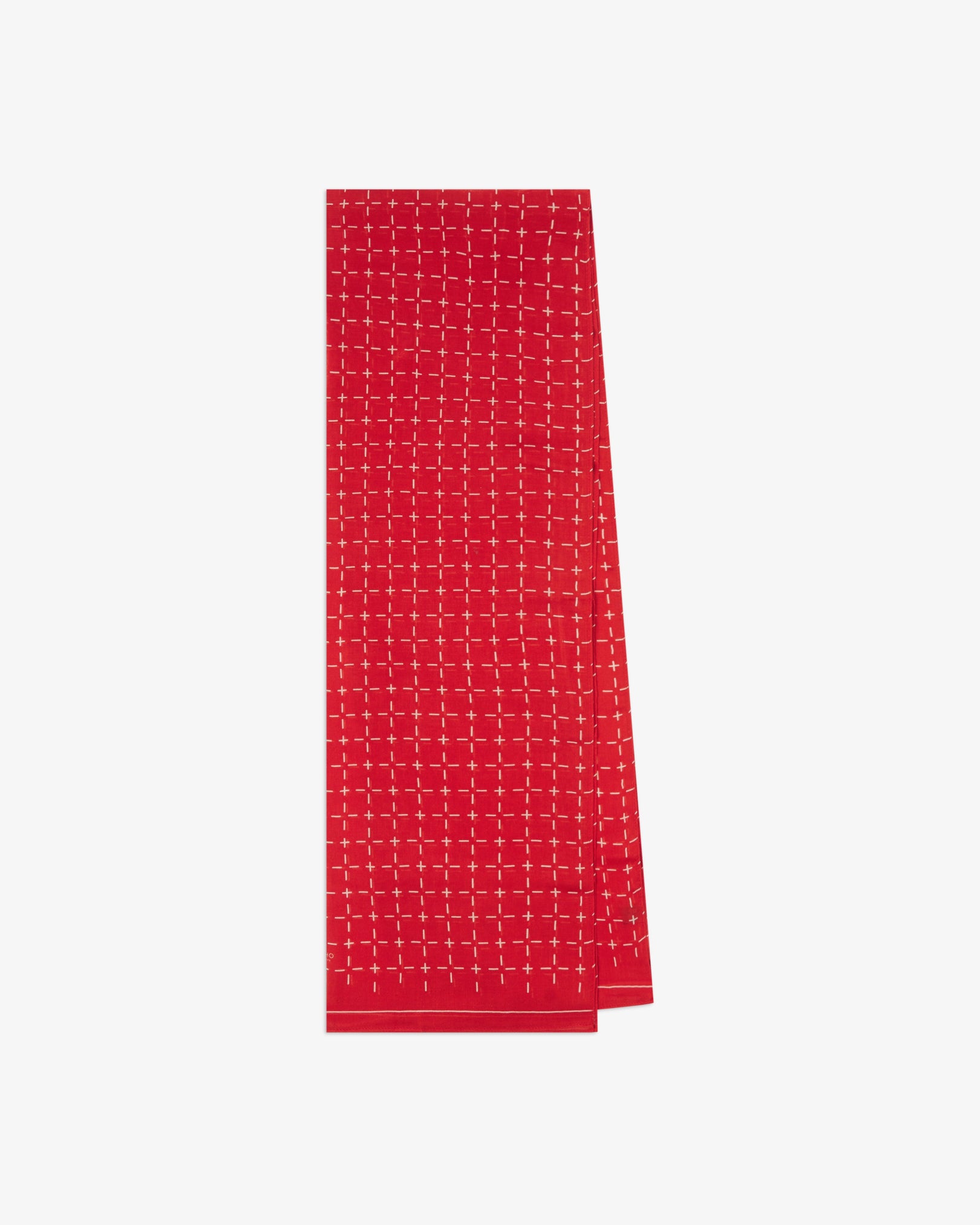 Crosses in Red - Bohemian Lightweight Wide Scarf