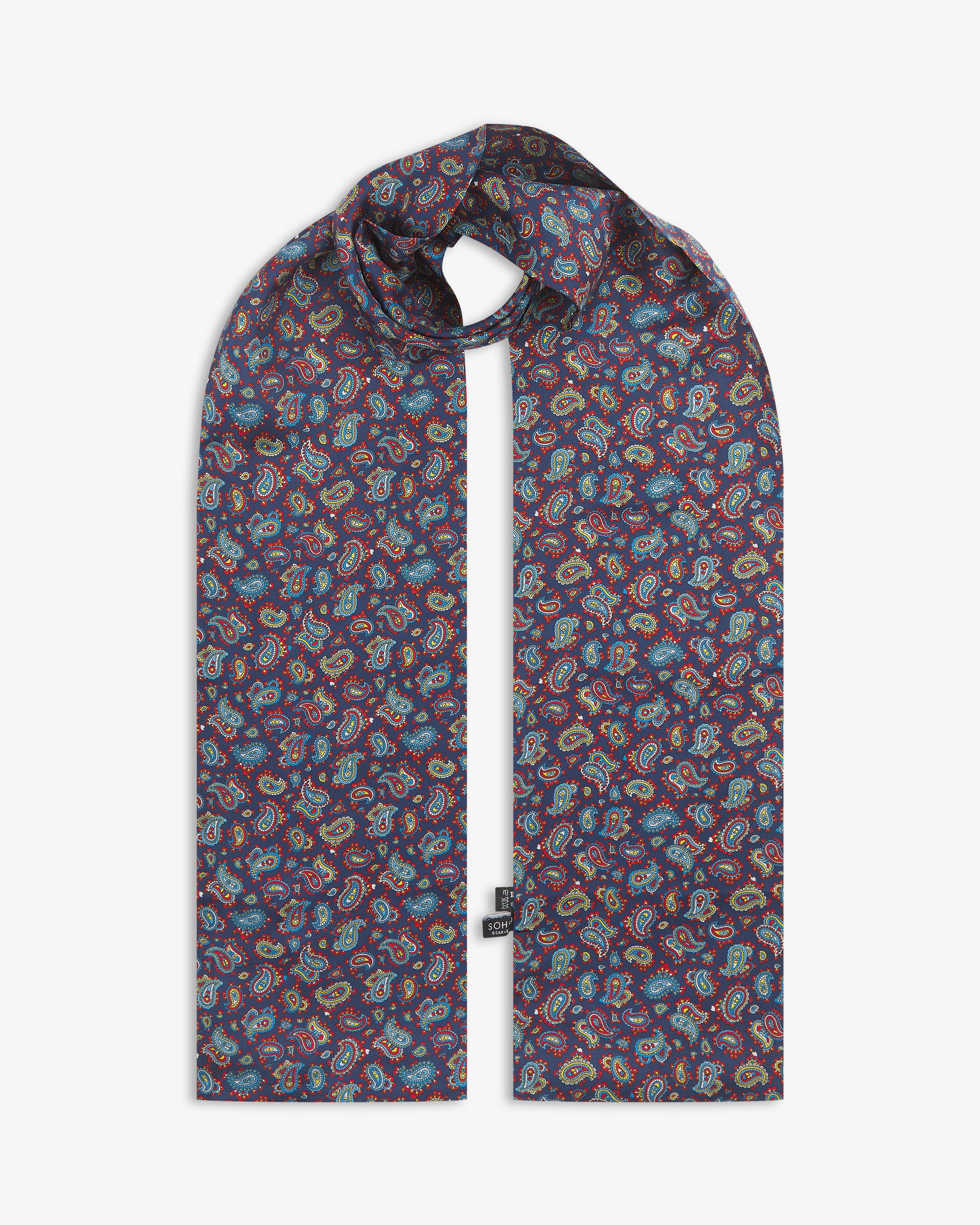 Men's Silk Paisley Scarf - The Lexington
