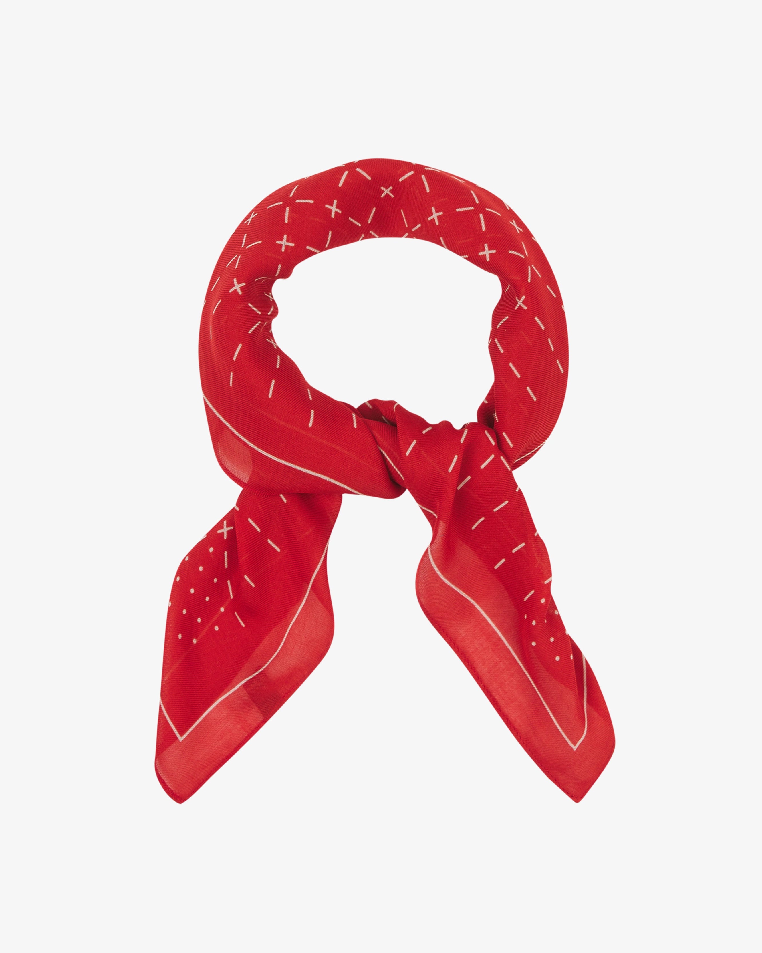 Crosses in Red - Bohemian Style Bandana