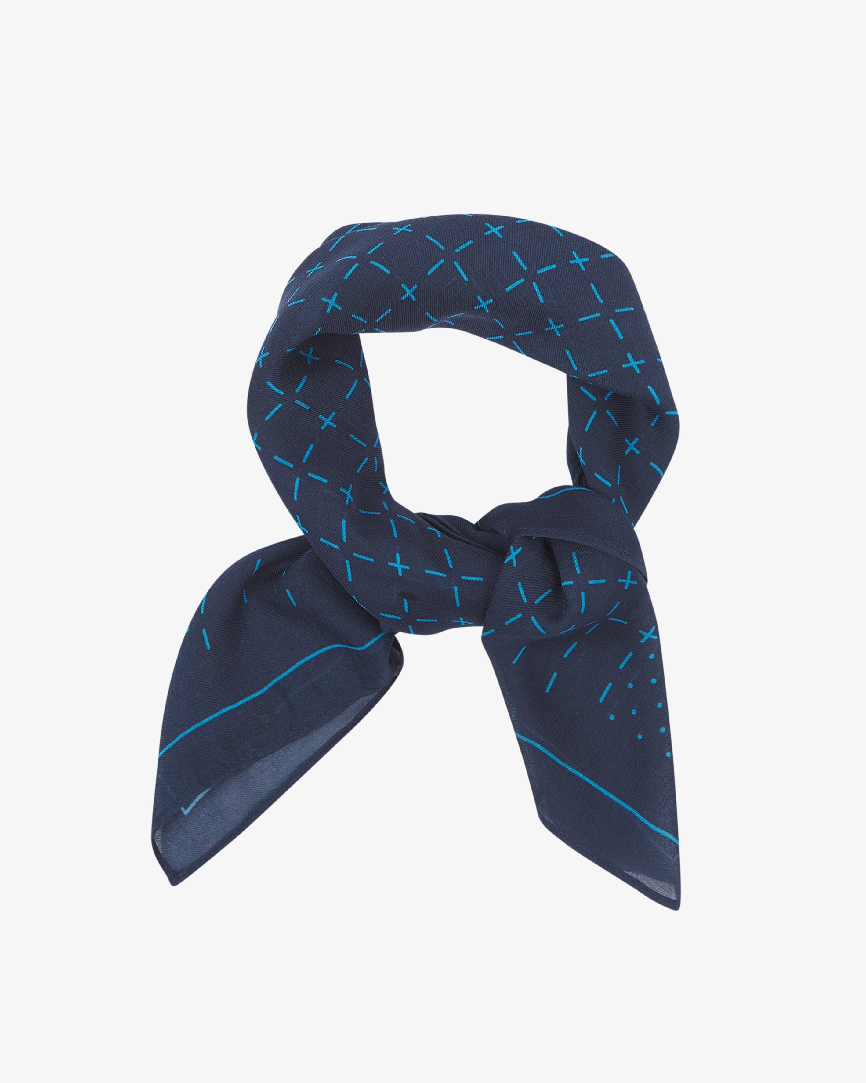 Crosses in Blue - Bohemian Style Bandana