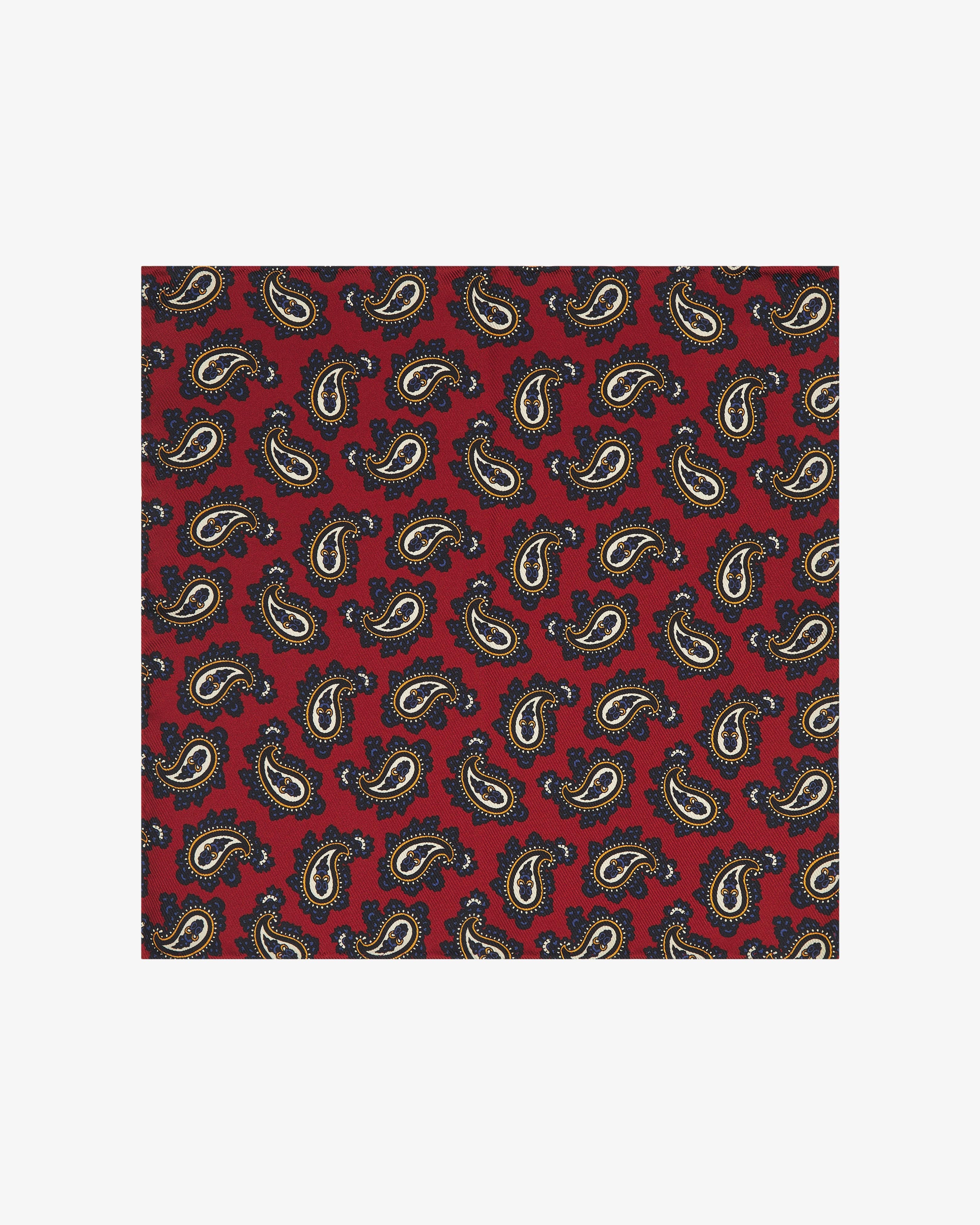 Deadstock UK Silk Pocket Square - Binham