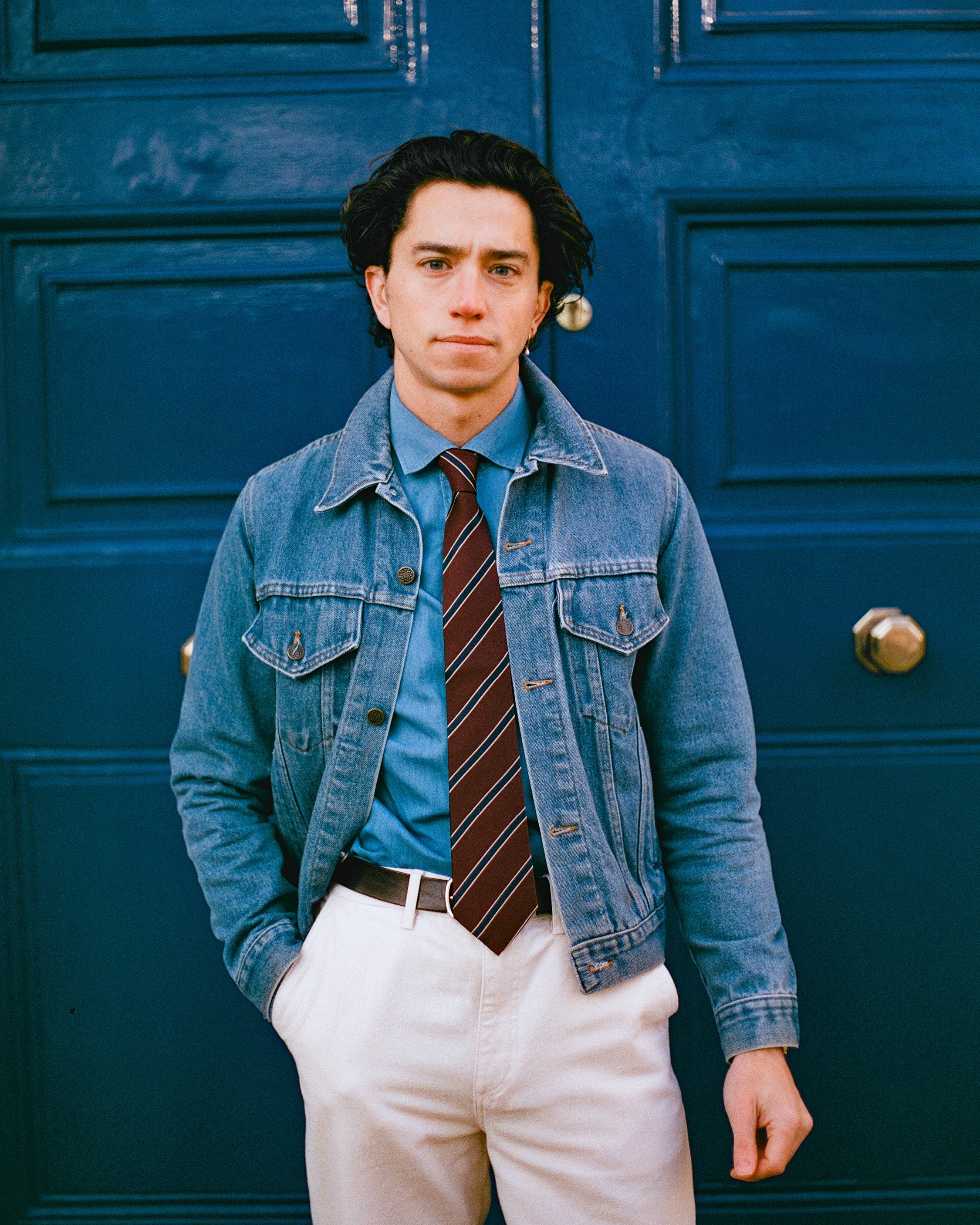 Silk Tie - Sanders | Mahogany Daze