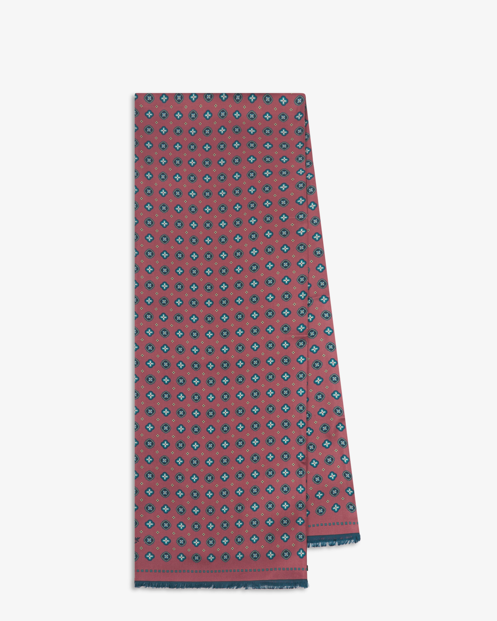 UK Silk Scarf - Chelsea | Berry