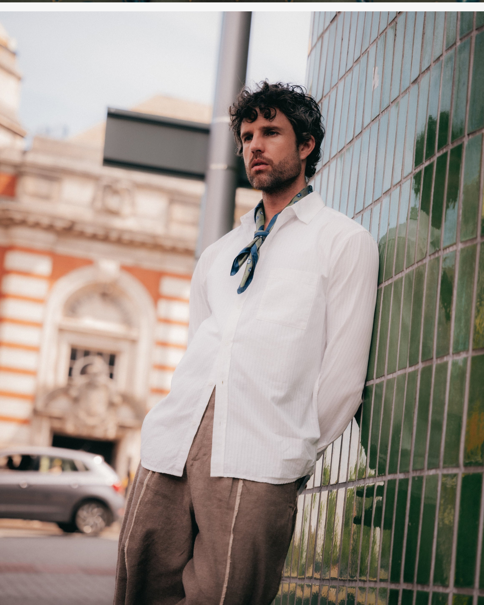 Silk Neckerchief - Chelsea | Olive