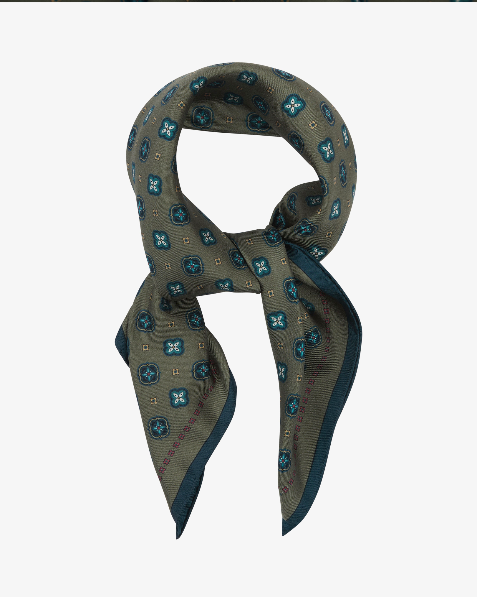 Silk Neckerchief - Chelsea | Olive