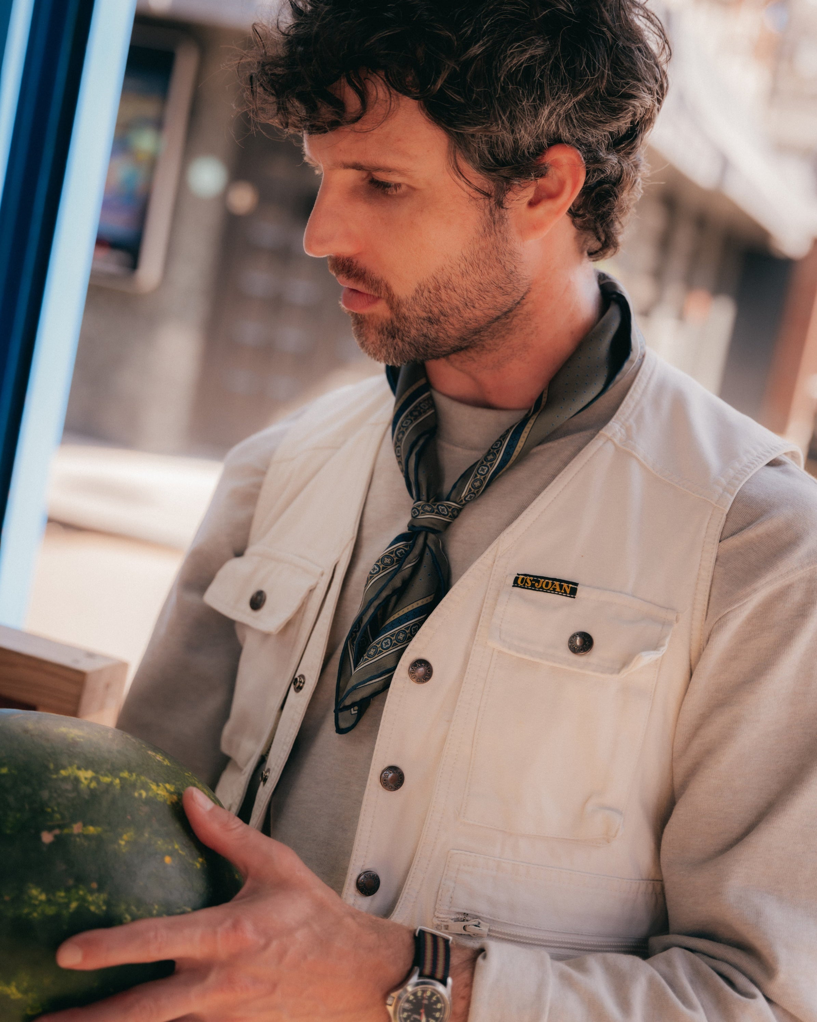 Silk Neckerchief - Chiswick | Olive