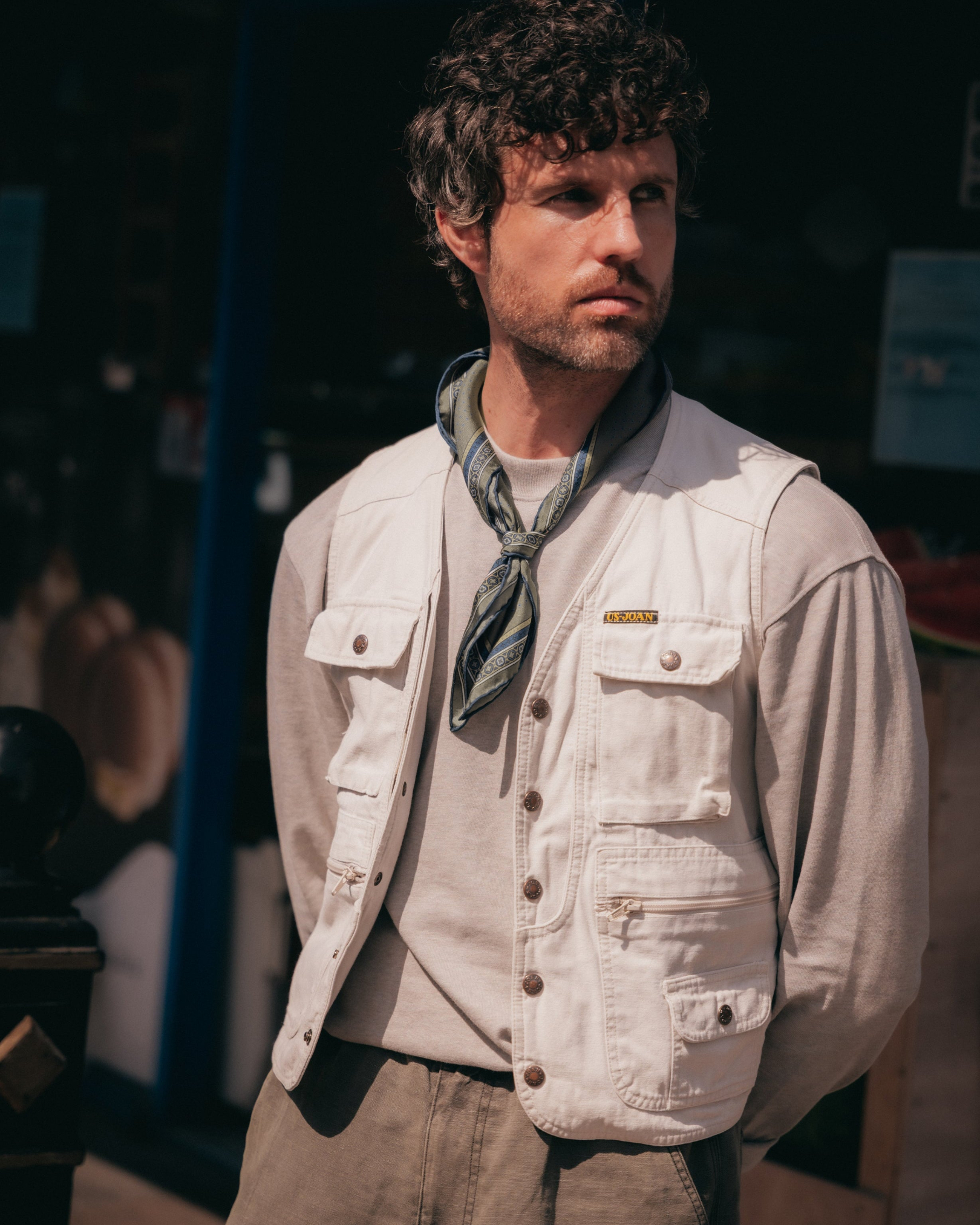 Silk Neckerchief - Chiswick | Olive