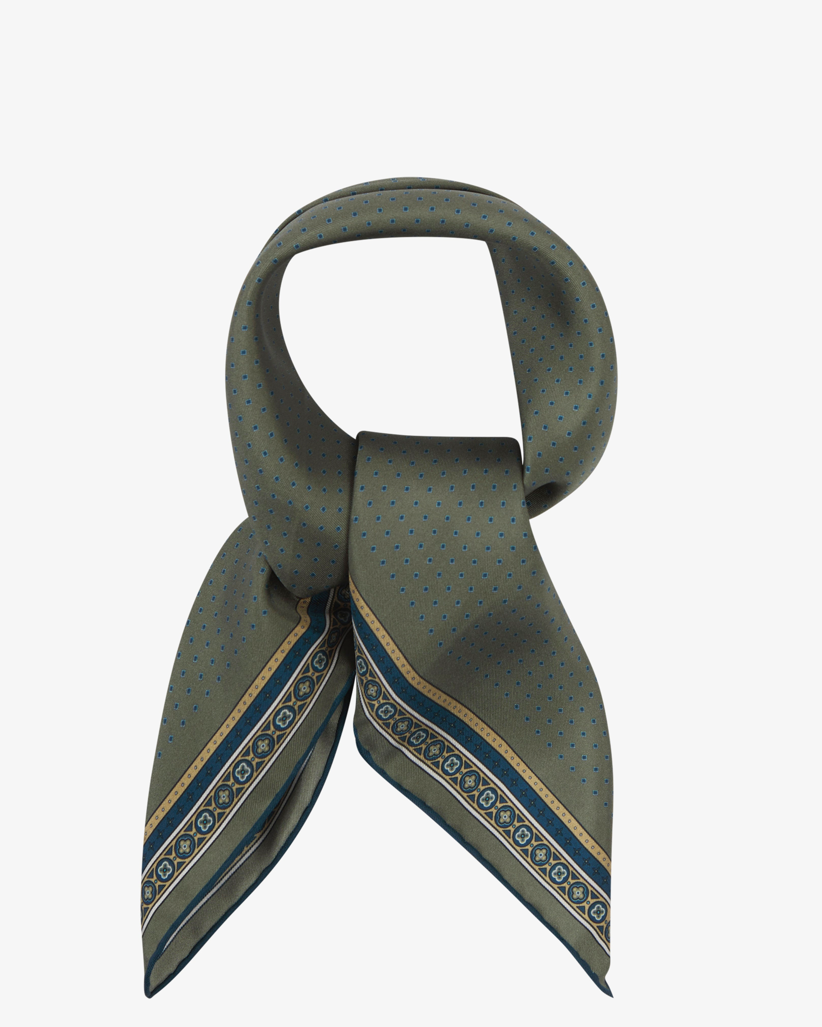 Silk Neckerchief - Chiswick | Olive