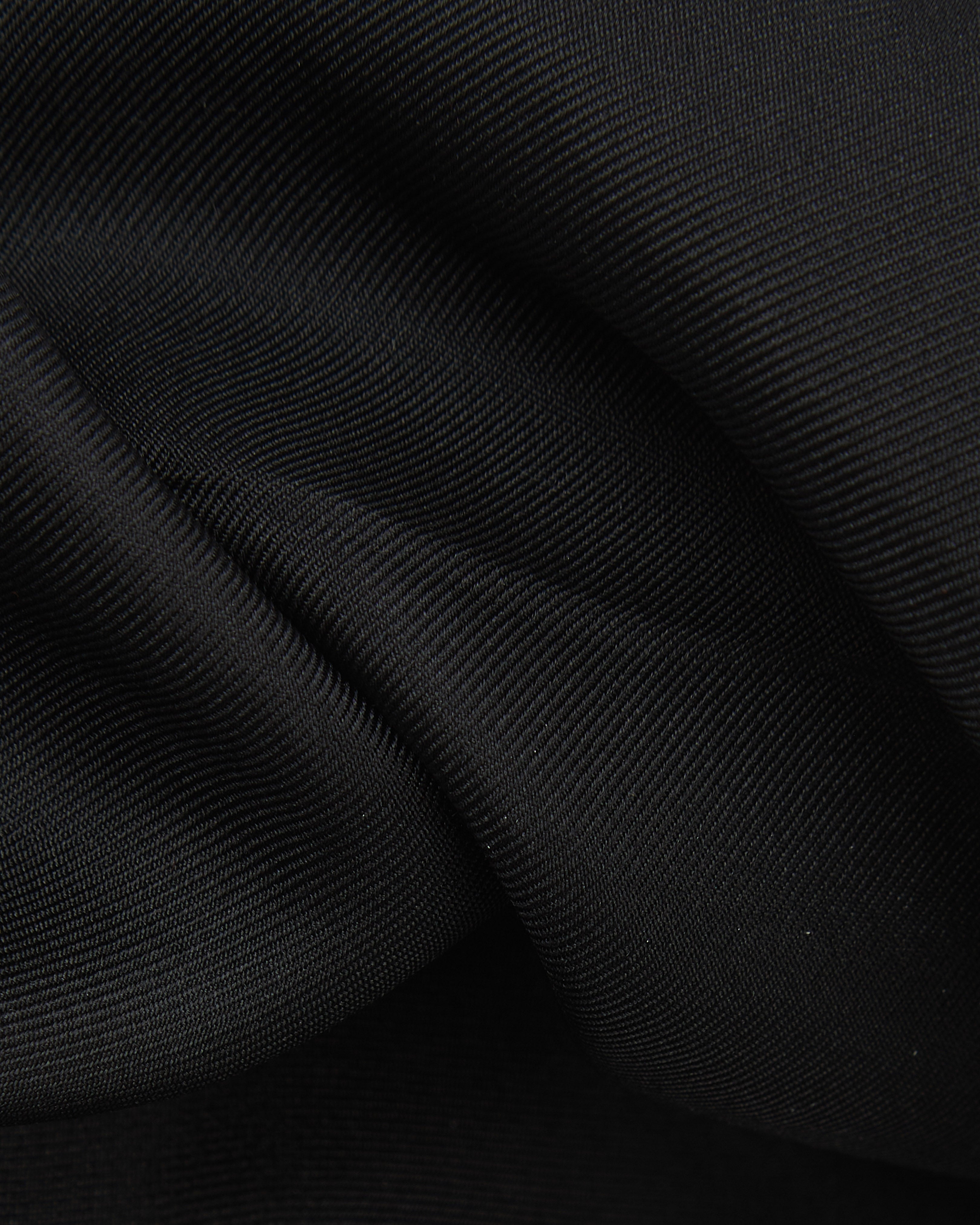 Men's Silk Pocket Square - Black