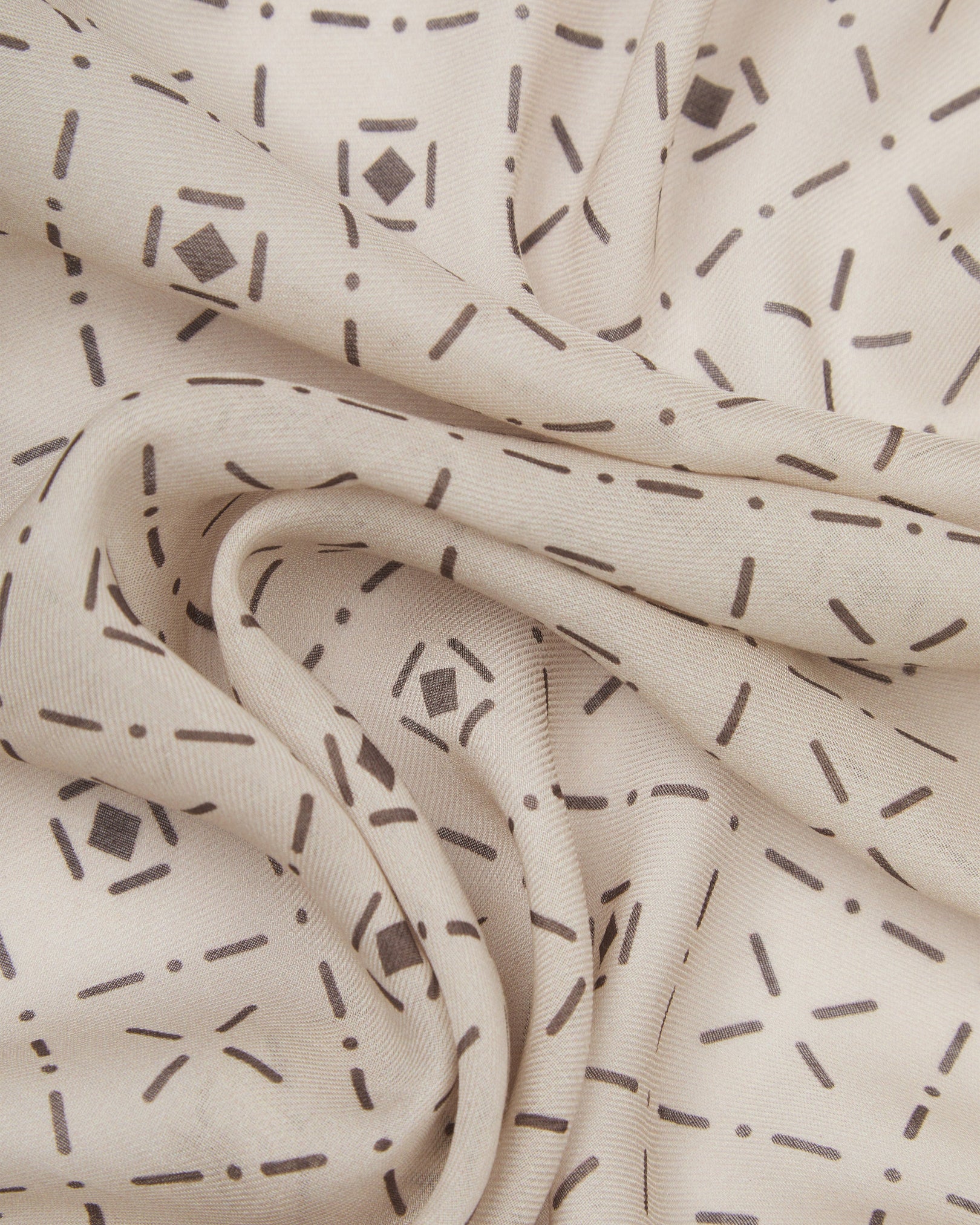 Diamonds in Cream - Bohemian Style Bandana
