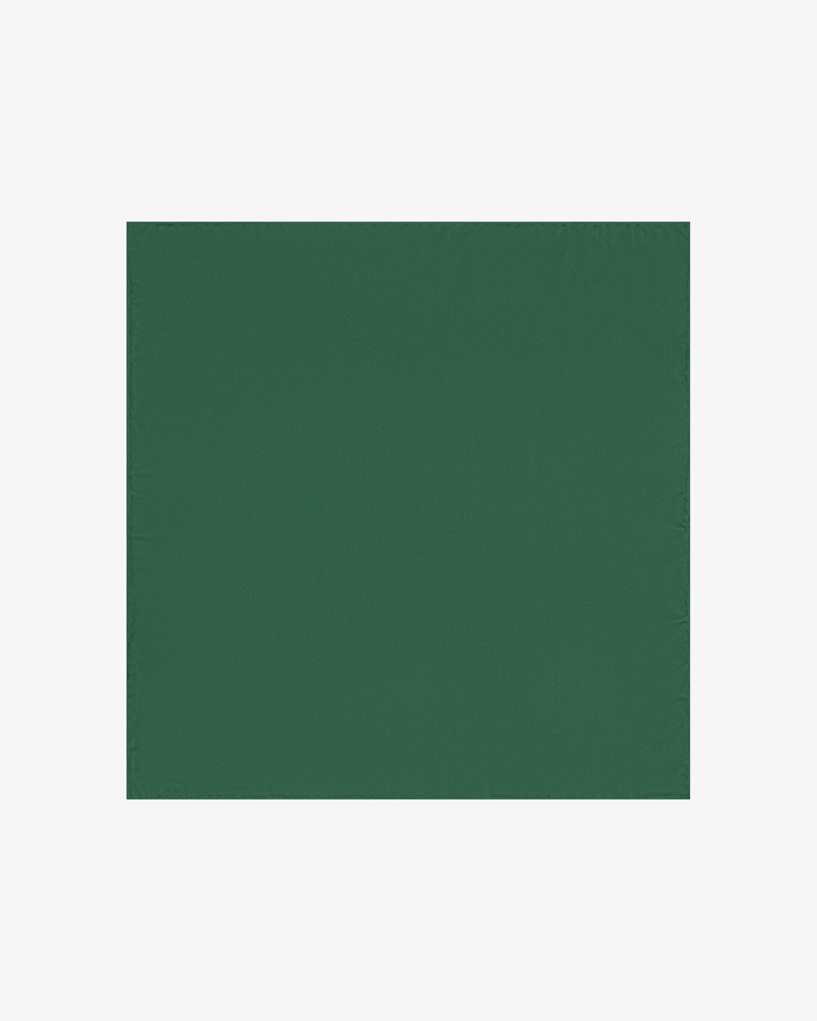 Men's Silk Pocket Square - Green