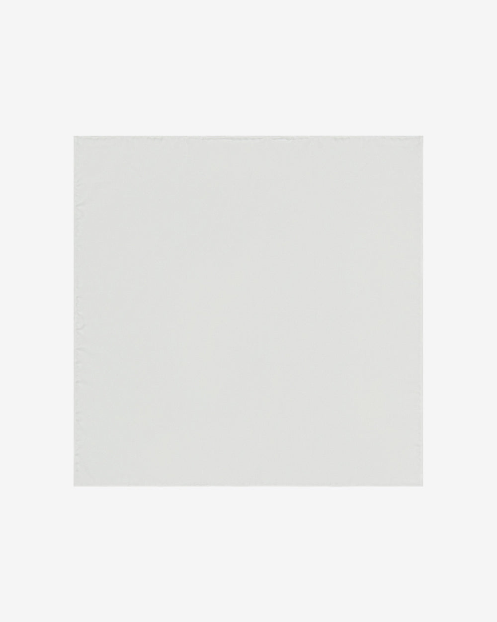 Silk Pocket Square in White | Soho Scarves