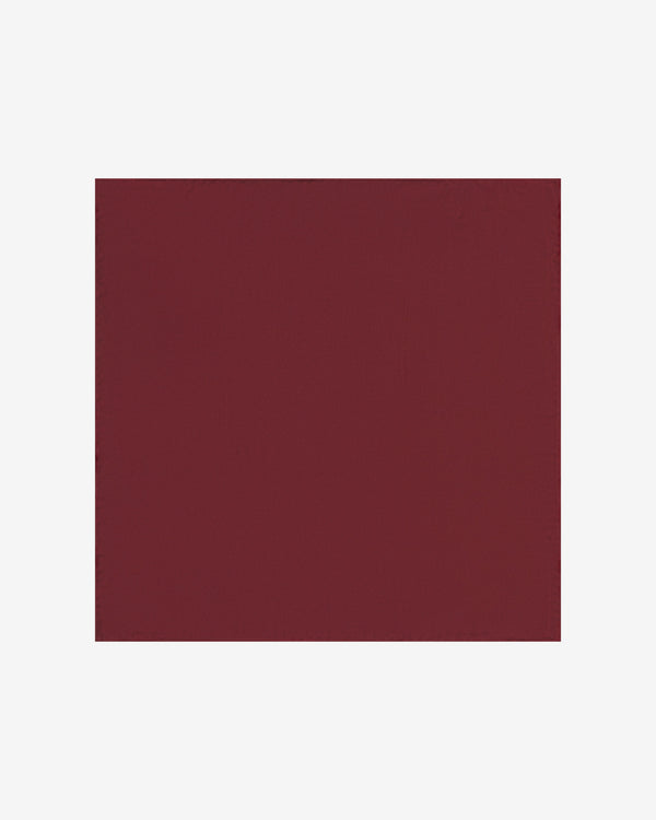 Silk Pocket Square in Wine | Soho Scarves