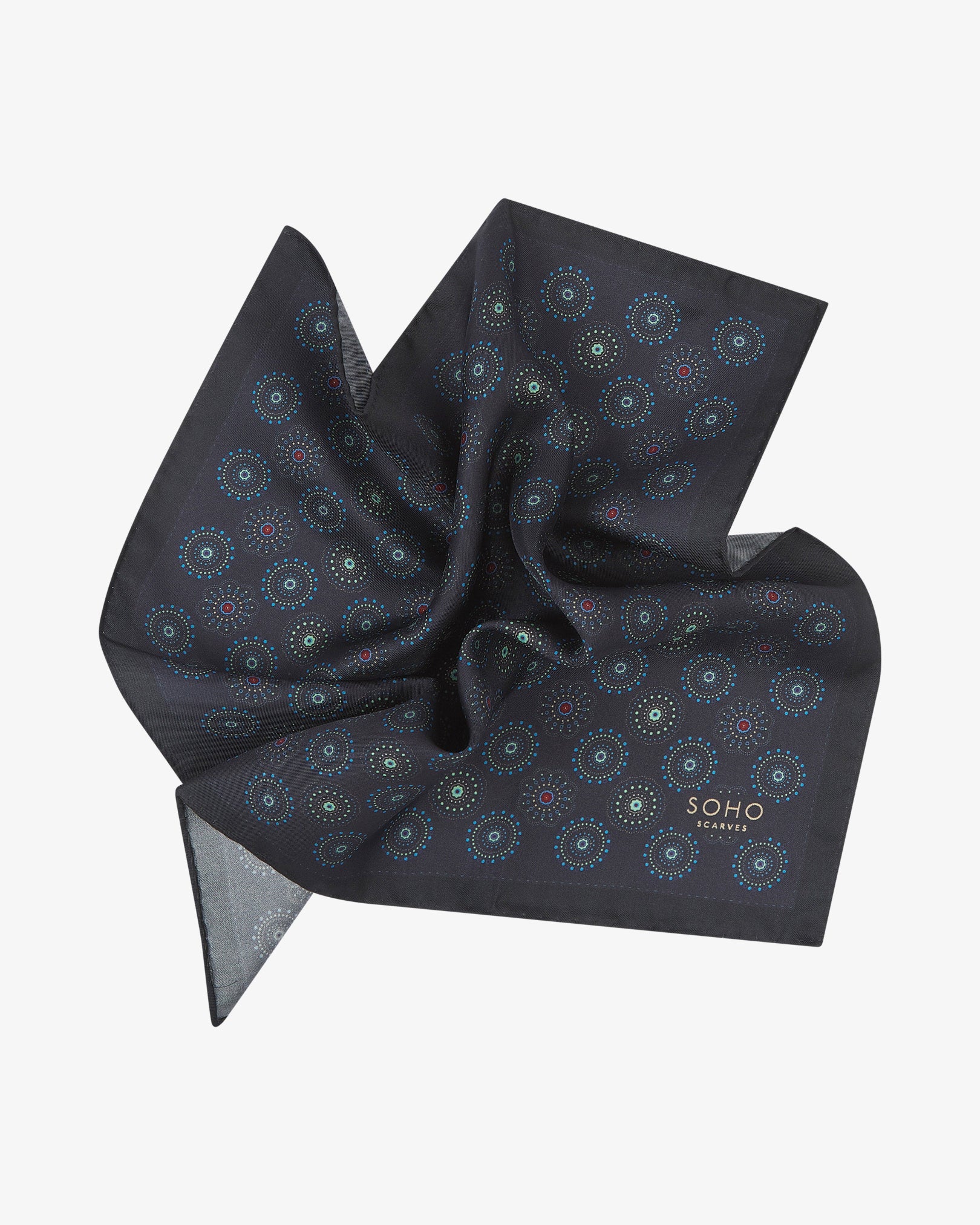 Silk Pocket Square - Seattle | Gardenia