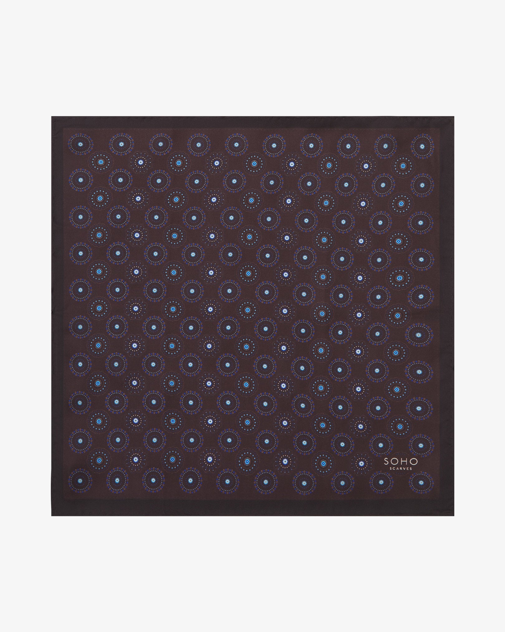 Silk Pocket Square - Seattle | Mahogany Daze