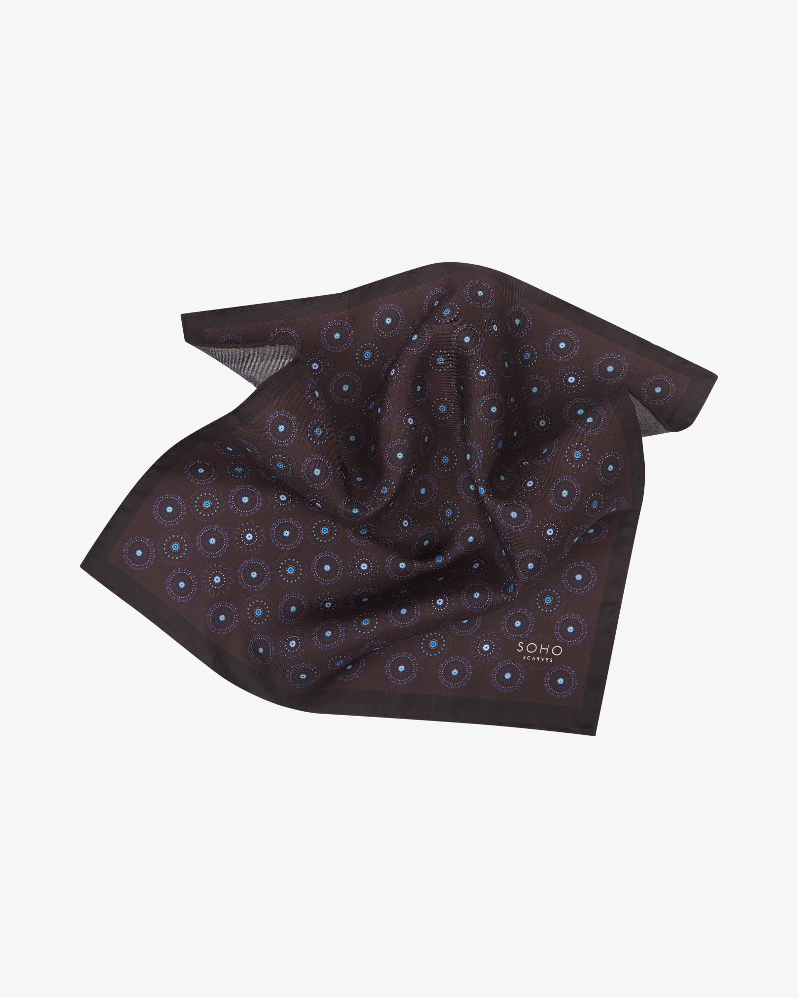 Silk Pocket Square - Seattle | Mahogany Daze