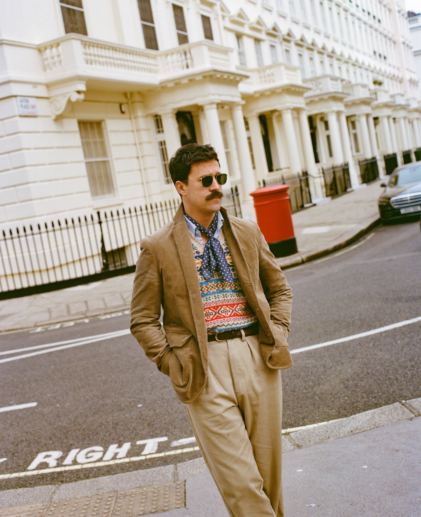 Silk Polka Dot Neckerchief - The Westminster