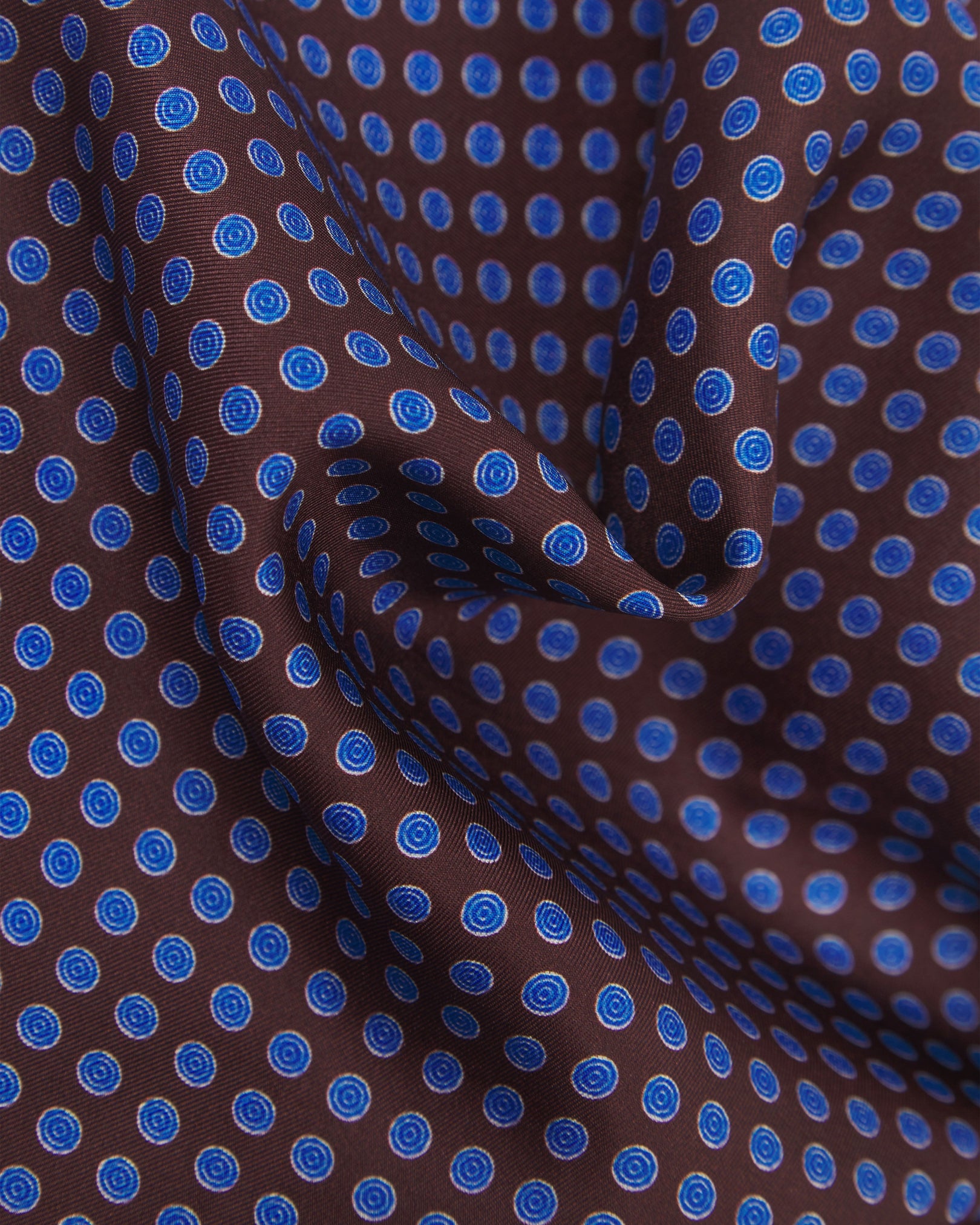 Silk Pocket Square - Skytree | Mahogany Daze