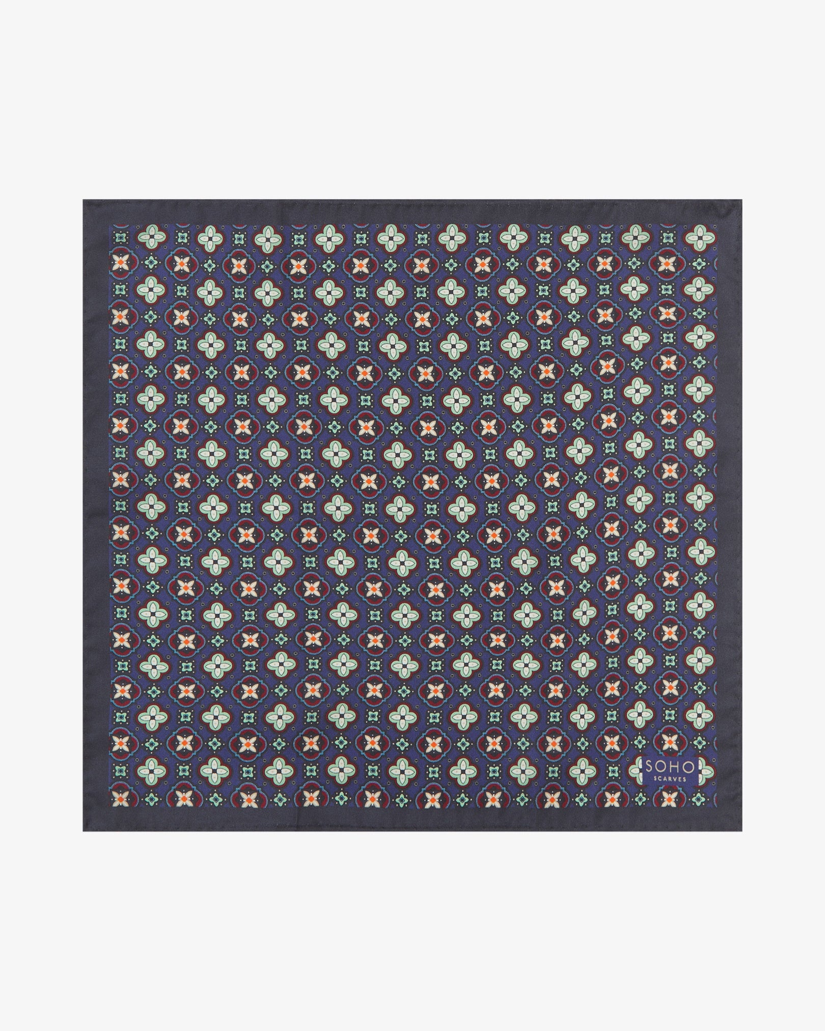 Silk Pocket Square - Wenatchee | Gardenia